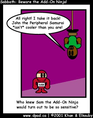 Sabbath: Beware the Add-On Ninja